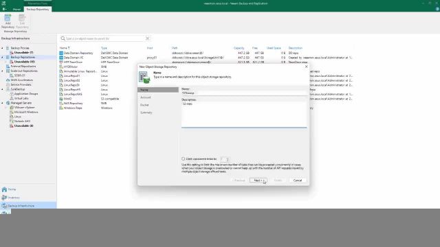 Veeam Cookbook - Adding a New S3 Compatible Object Storage Repositoryburn-in1280x720x264