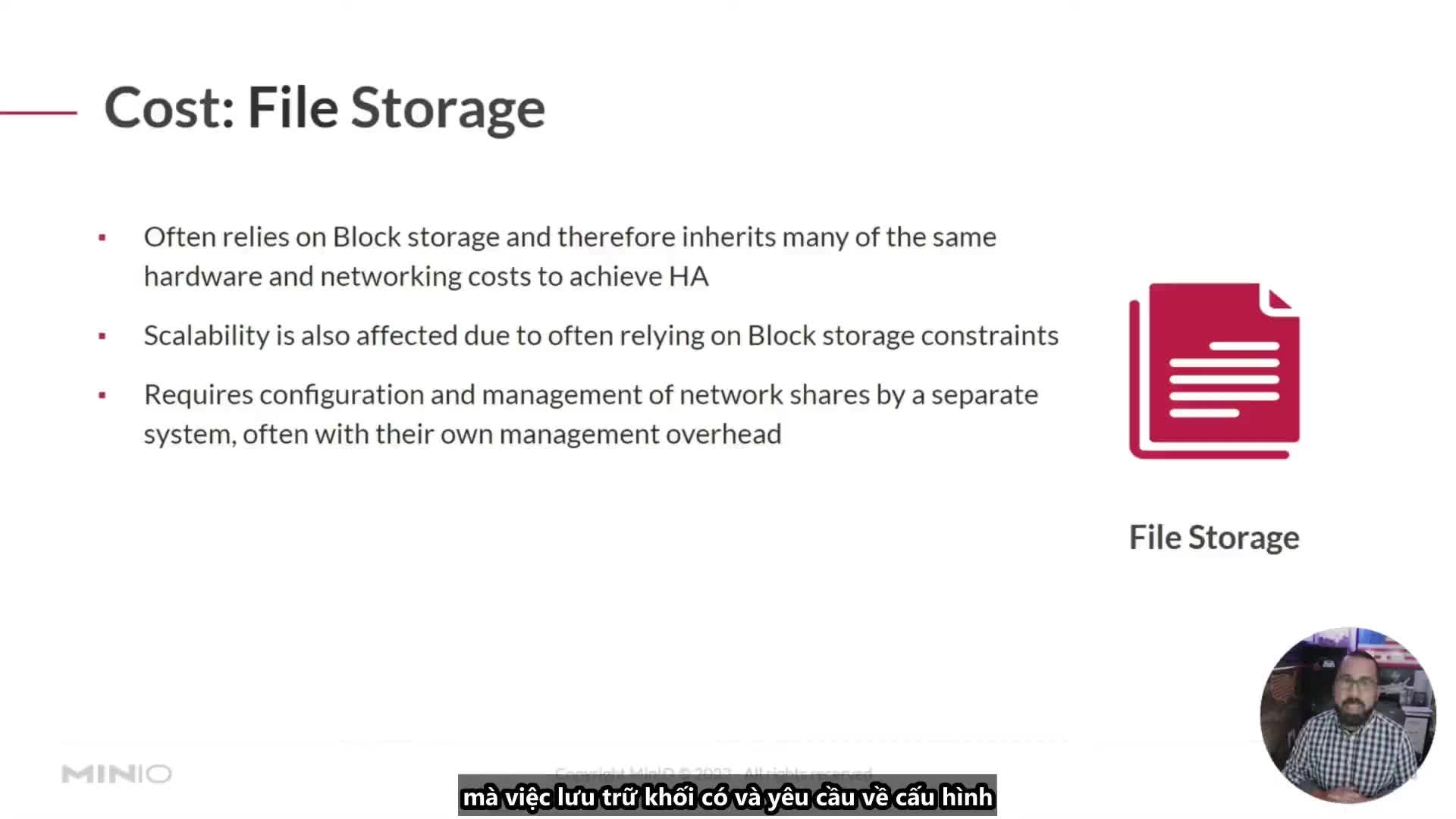 MinIO Object Storage Essentials  Session 3 Storage Costs ObjectStorage