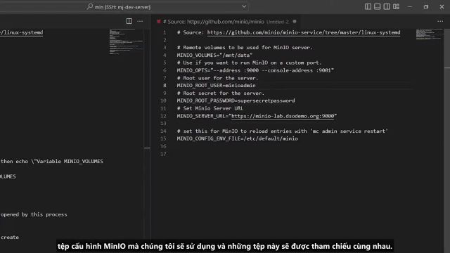 Session 3 Configuring and Running MinIO with system