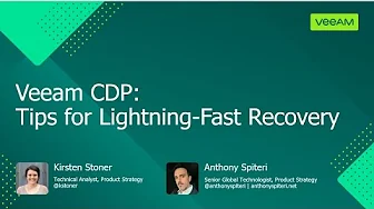 Veeam CDP: Tips and tricks for lightning fast recovery