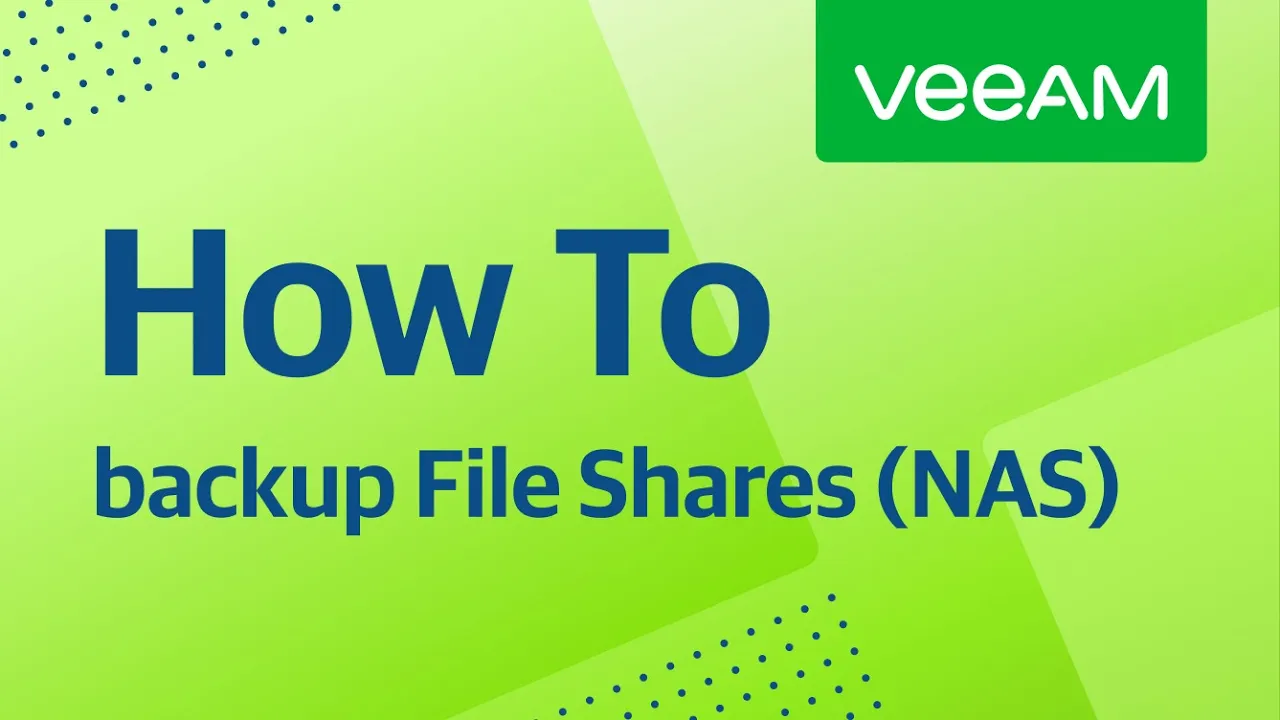 How to back up File Shares (NAS)