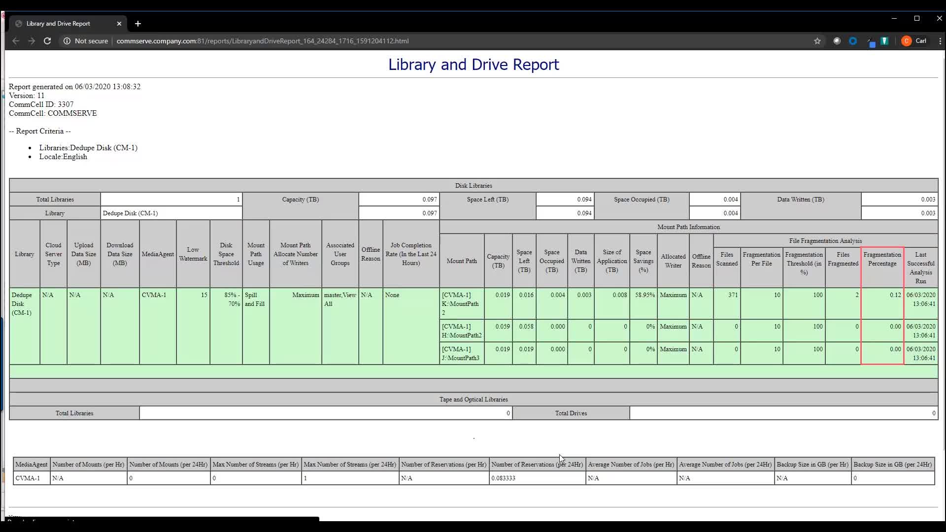 2.1.3.Perform Disk Library Maintenance