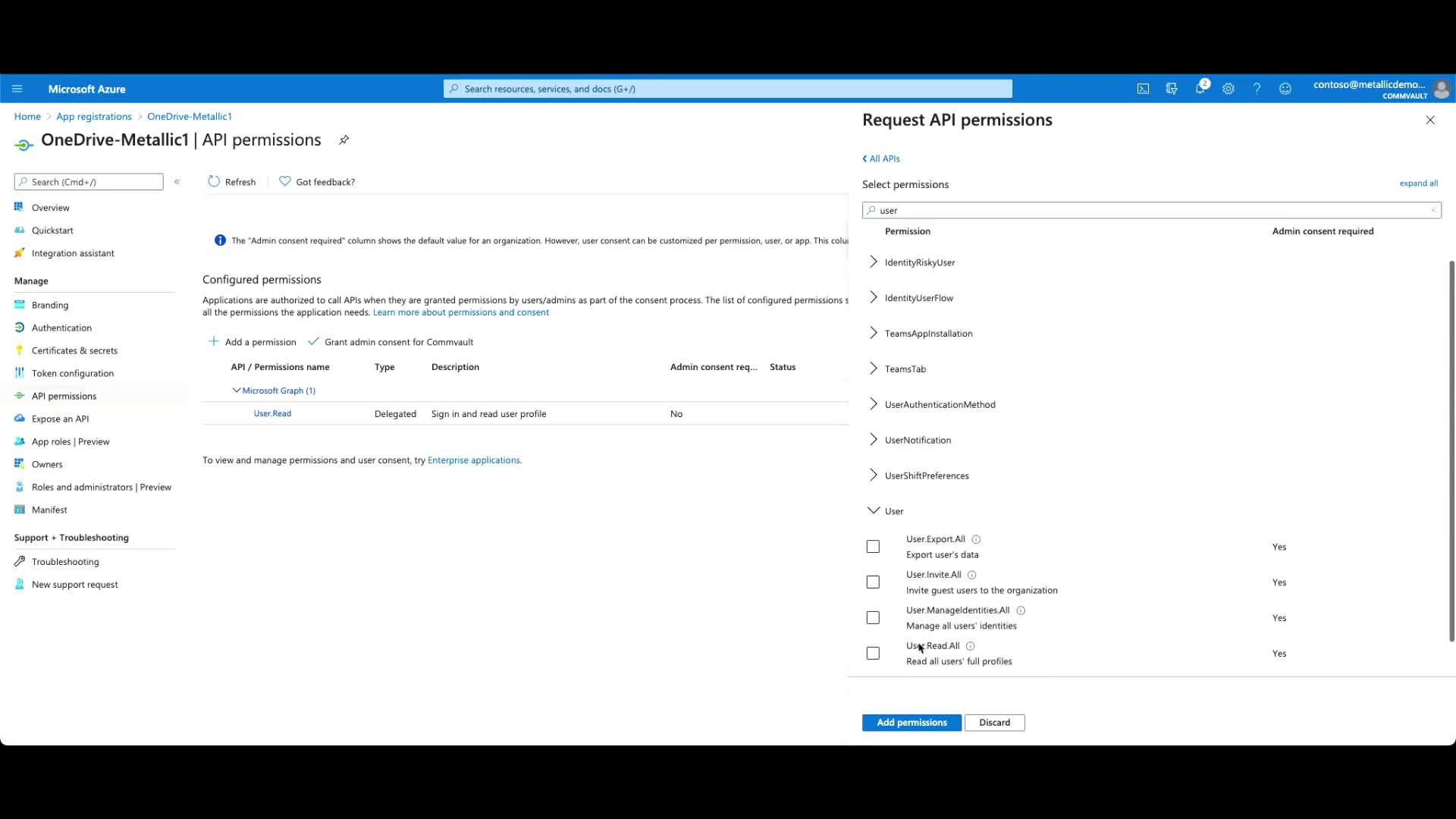 4.3.Setting up OneDrive backups with the Custom Configuration