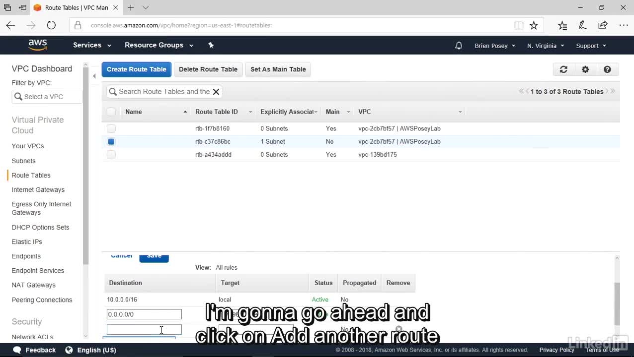 15-Update The Aws Routing Tables-8