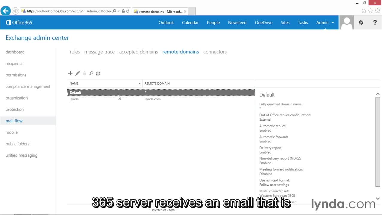 016 Configuring Accepted Domains, Remote Domains, And Connectors-31