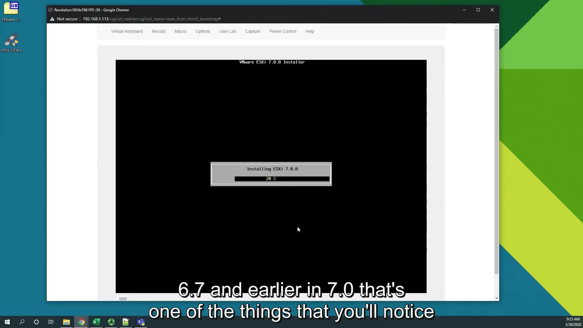 01-vSphere 7 Demo - Installing Esxi-65