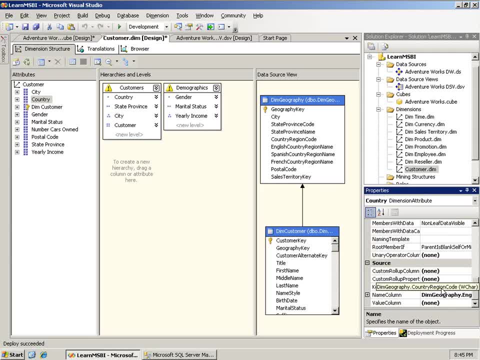 14-Ssas 109   Attribute Relationships