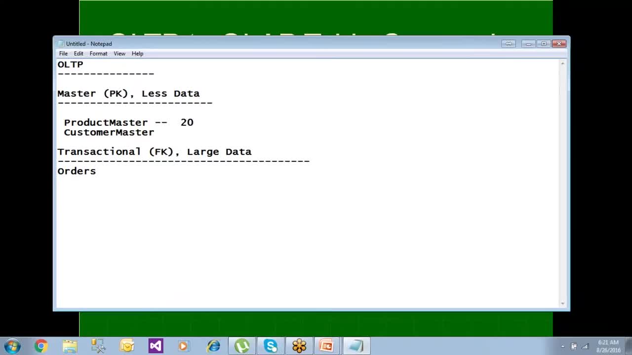 17-Ssas Part2 - Intro To Dimension Modeling And Fact Less Fact Tables