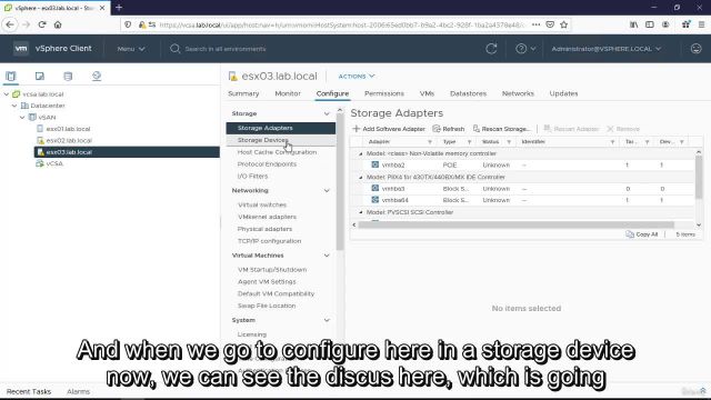 06.04.Adding Disks To Esxi For Vsan-7