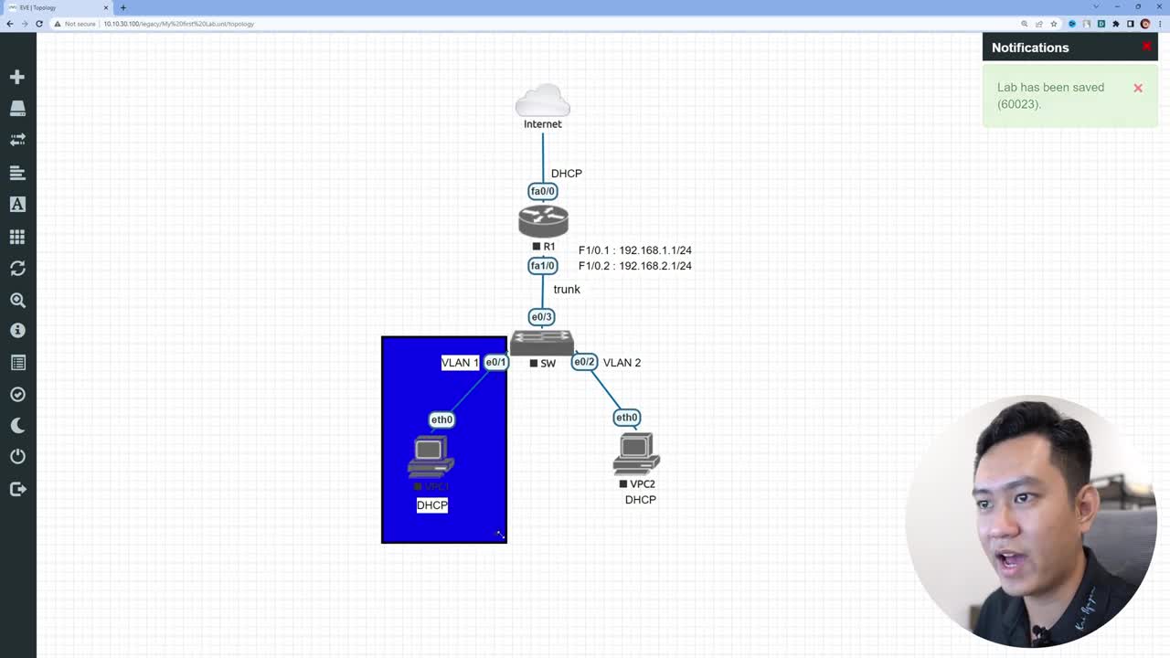 004.Bài lab đầu tiên với EVE