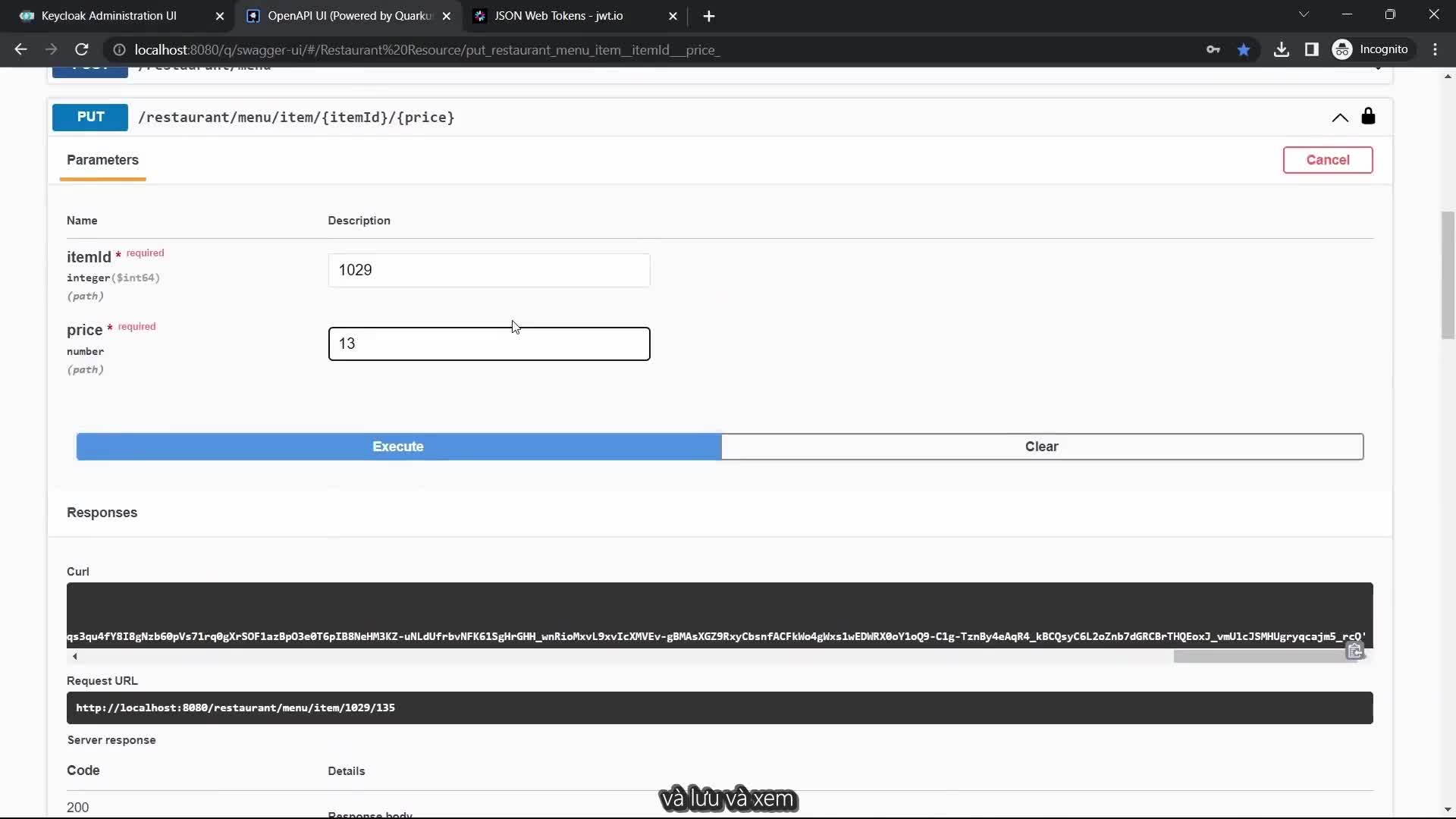 Part 8-4 - Configure keycloak Policy using the Required and Logic properties provided for the Roles